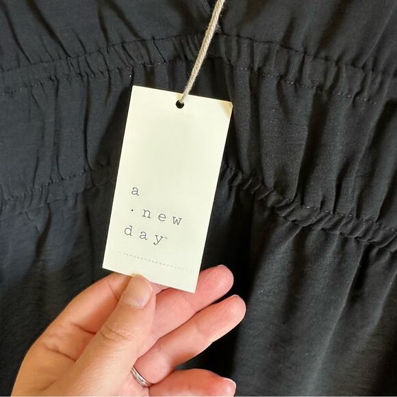 A new day women’s #cami #maxi dress xxl NWT black‎ - Picture 4 of 11